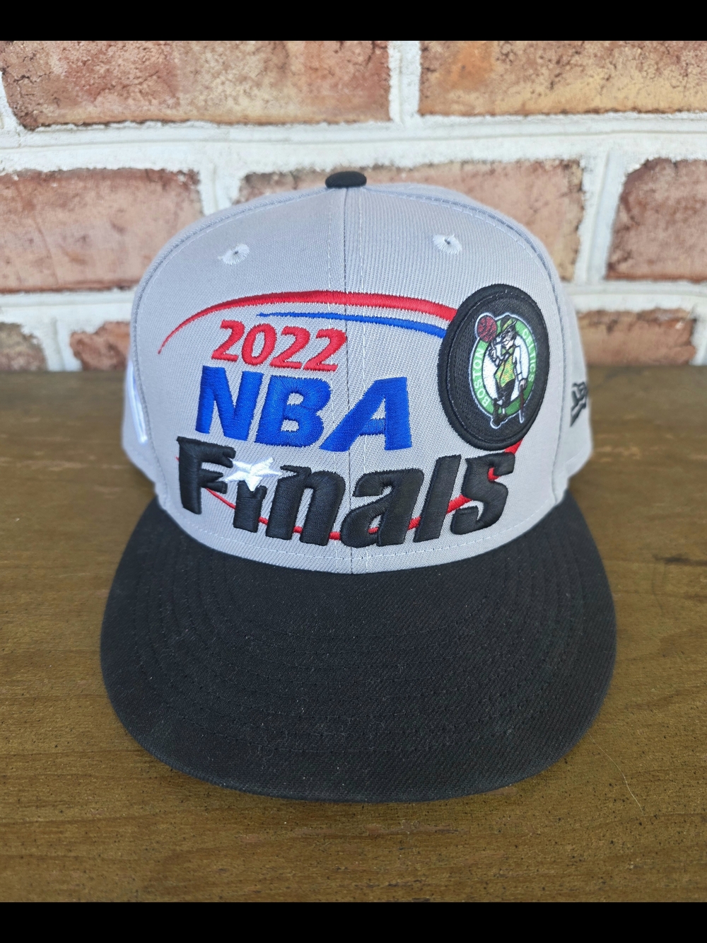 New Era 2022 NBA Finals Gray and Black Snapback Hat